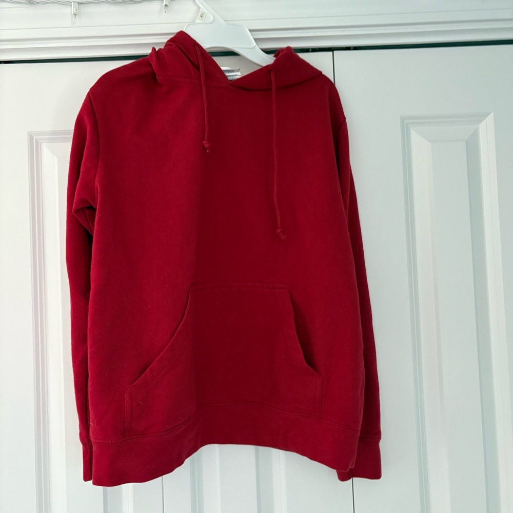 Red sweatshirt